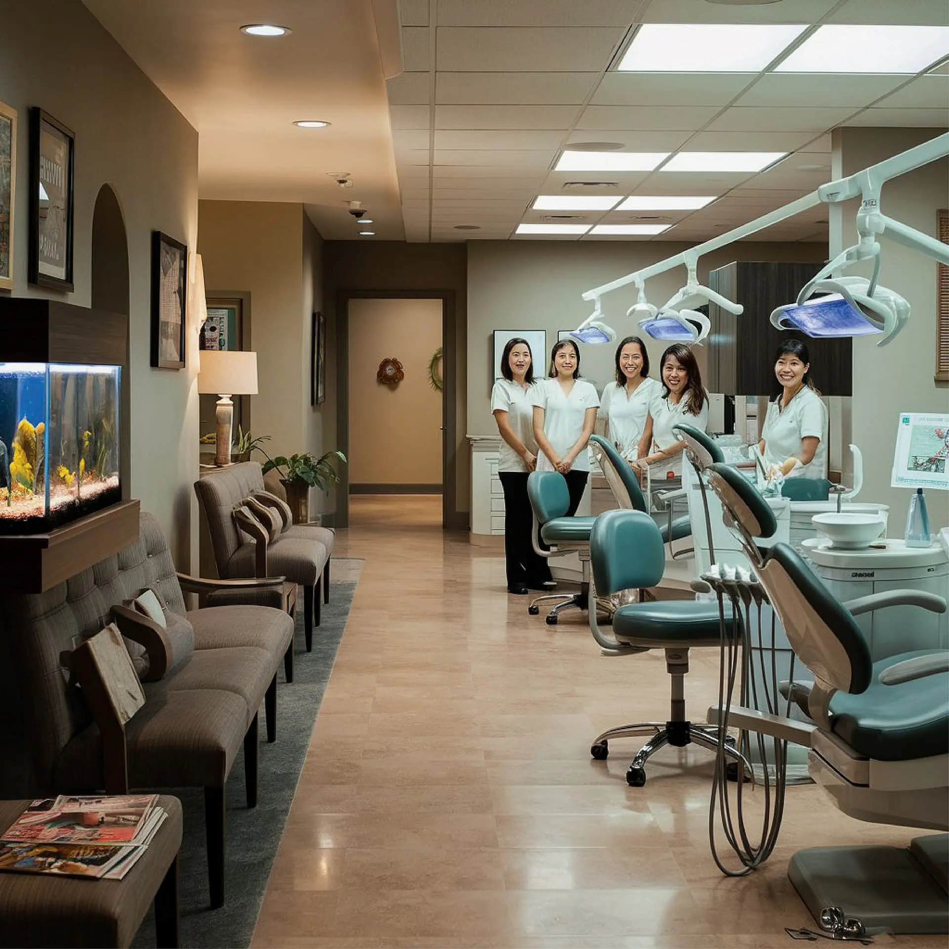 At Levine Orthodontics in Fort Myers, Cape Coral, or Lehigh Acres, FL, our five dental staff members welcome you to our clean, modern office featuring exam chairs, advanced equipment, and an aquarium in the waiting area. Contact us today to schedule your appointment.