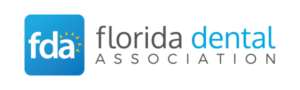 Florida Dental Logo of the Florida Dental Association, seen on Levine Orthodontics materials in Fort Myers, Cape Coral or Lehigh Acres, FL.
