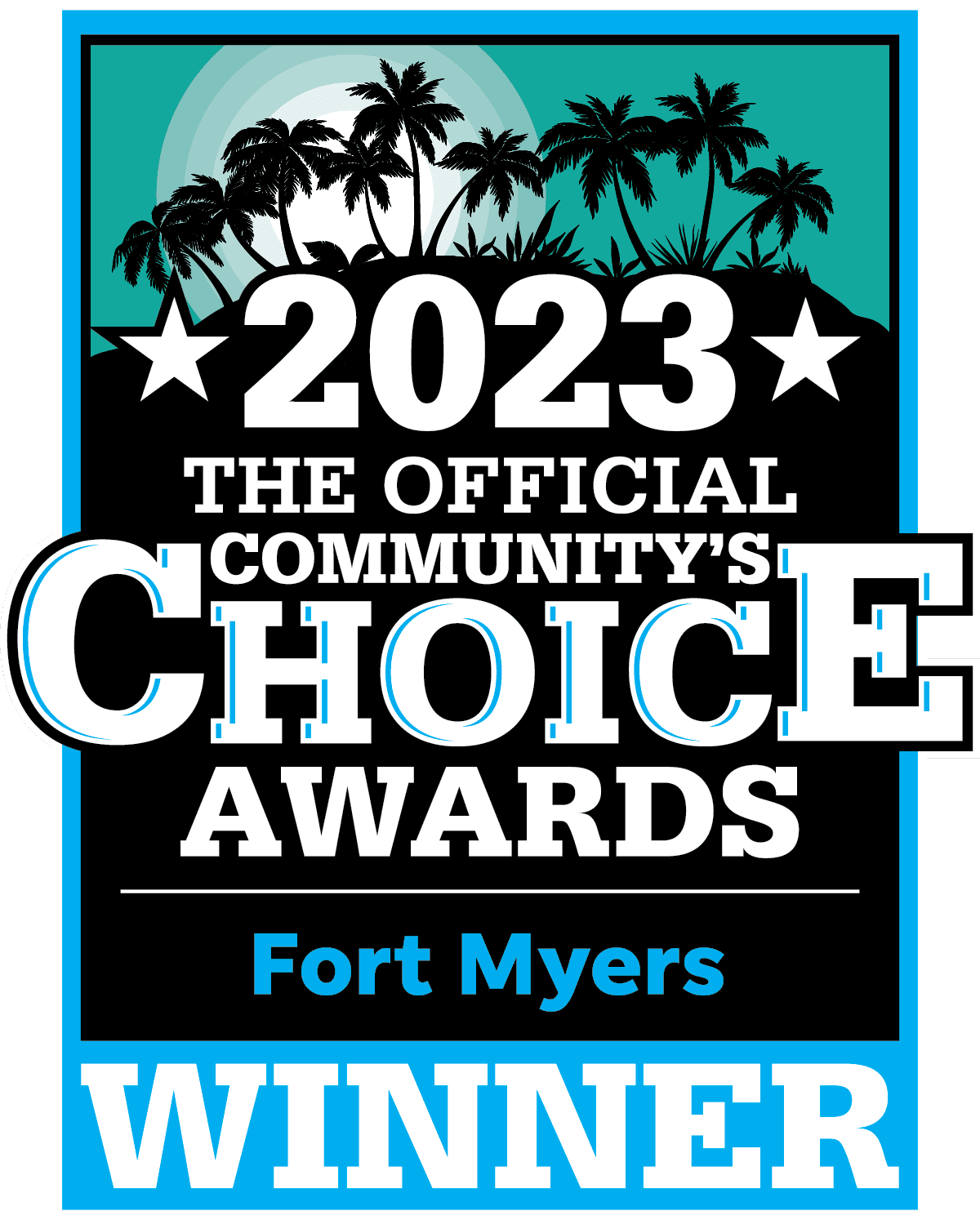 2023 - The official communality's choice awards winner - Fort Myers